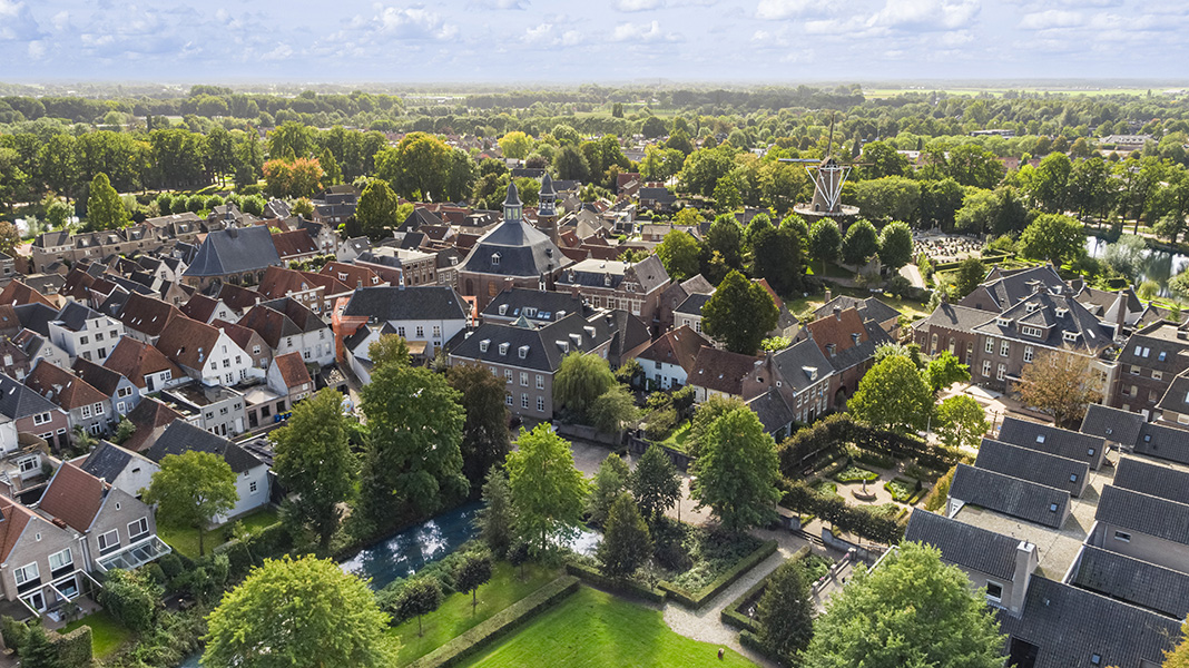 Luchtfoto van Ravenstein