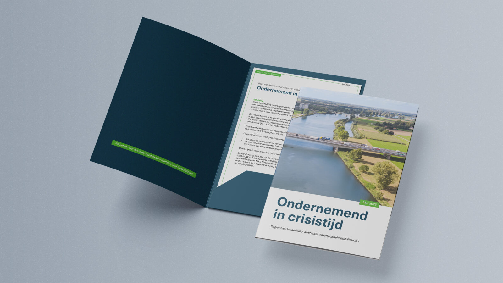 Omslagmap van de handreiking Ondernemend in crisistijd